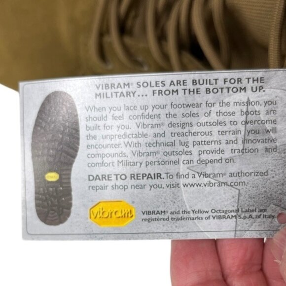 Belleville Army Combat Boots Ultra- Assault Coyote Size 5 Men/7 Women Wide - Picture 12 of 14